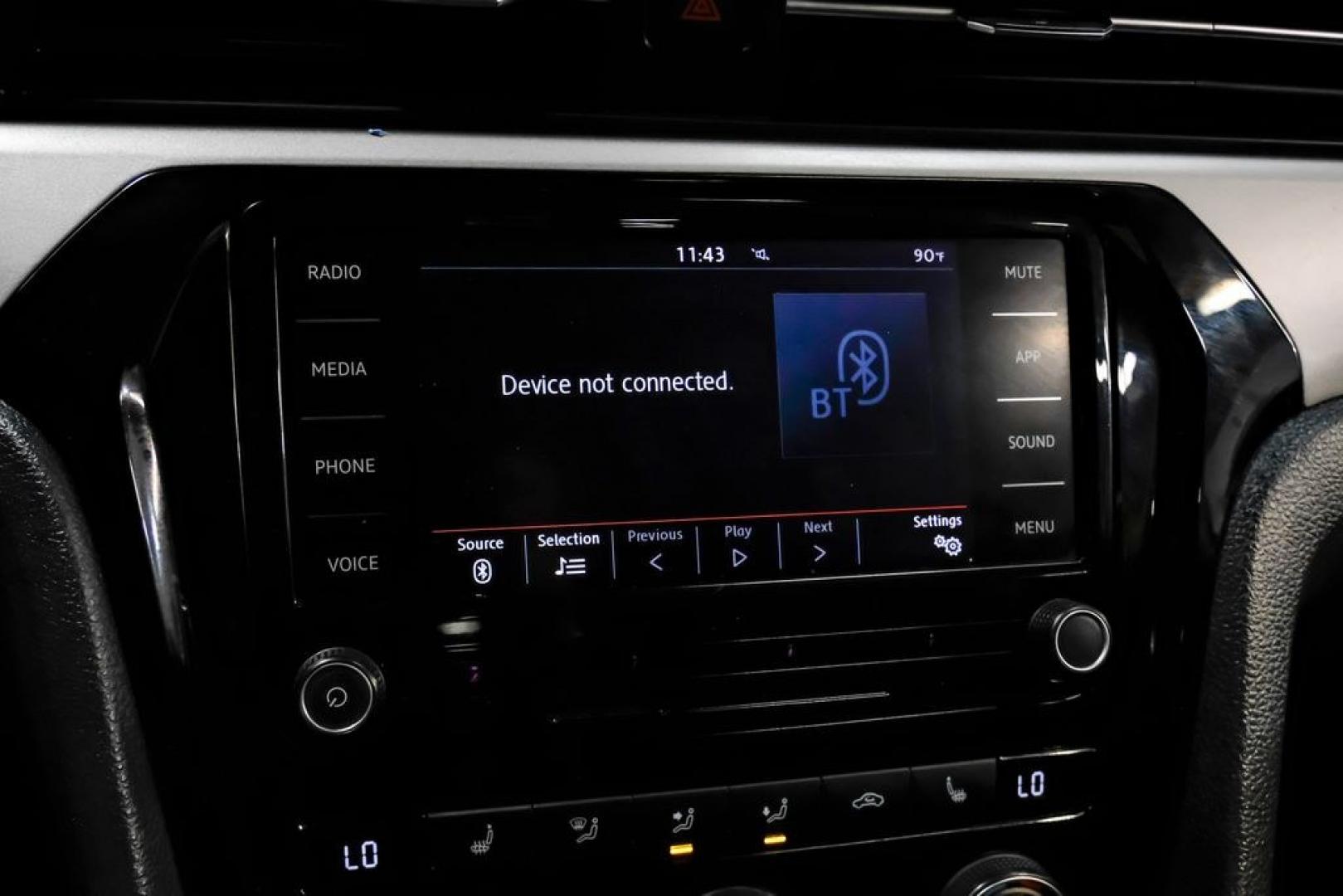 2020 Deep Black Pearl /Titan Black Volkswagen Passat 2.0T SE (1VWSA7A38LC) with an 2.0L I4 TSI Turbocharged engine, Automatic transmission, located at 15300 Midway Rd., Addison, TX, 75001, (972) 702-0011, 32.958321, -96.838074- Photo#25