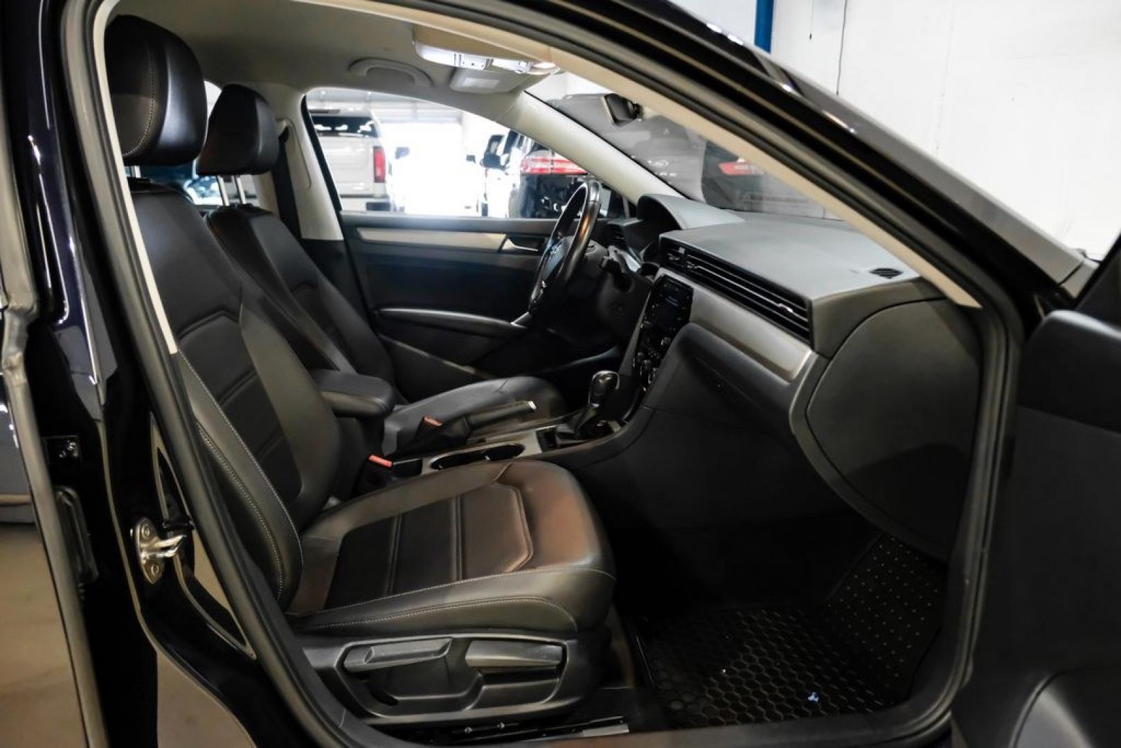 2020 Deep Black Pearl /Titan Black Volkswagen Passat 2.0T SE (1VWSA7A38LC) with an 2.0L I4 TSI Turbocharged engine, Automatic transmission, located at 15300 Midway Rd., Addison, TX, 75001, (972) 702-0011, 32.958321, -96.838074- Photo#31