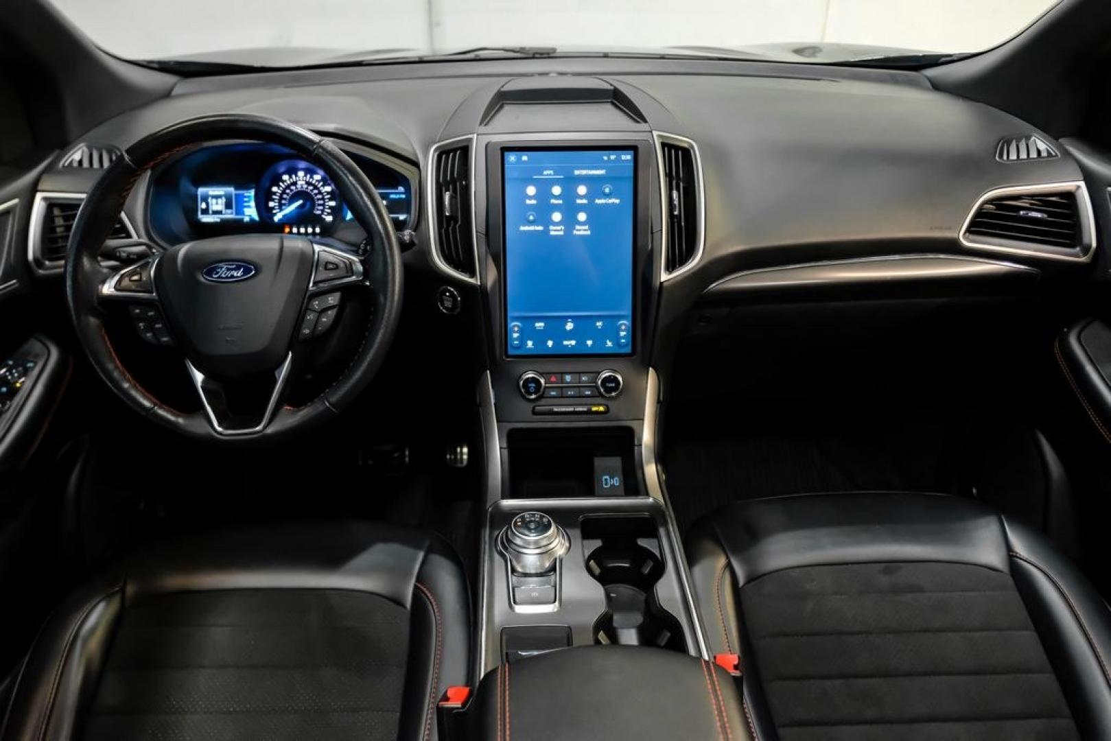 2024 Black Metallic /Ebony Ford Edge ST Line (2FMPK4J9XRB) with an EcoBoost 2.0L I4 GTDi DOHC Turbocharged VCT engine, Automatic transmission, located at 15300 Midway Rd., Addison, TX, 75001, (972) 702-0011, 32.958321, -96.838074- Photo#15