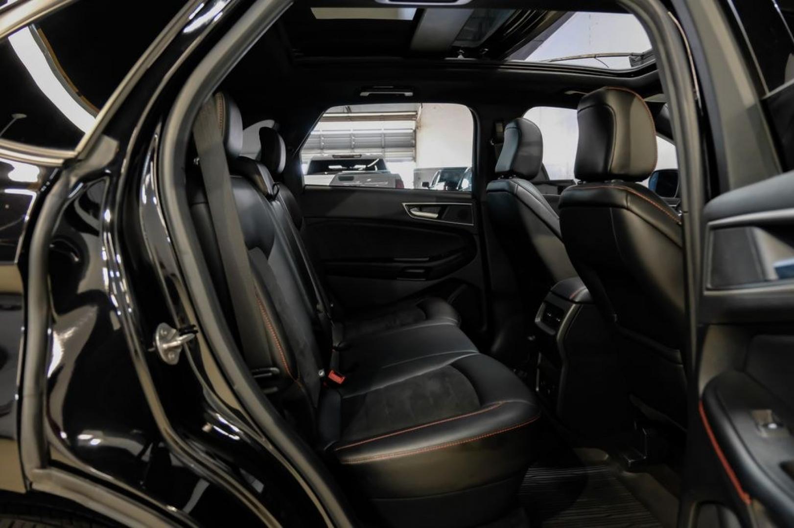 2024 Black Metallic /Ebony Ford Edge ST Line (2FMPK4J9XRB) with an EcoBoost 2.0L I4 GTDi DOHC Turbocharged VCT engine, Automatic transmission, located at 15300 Midway Rd., Addison, TX, 75001, (972) 702-0011, 32.958321, -96.838074- Photo#31