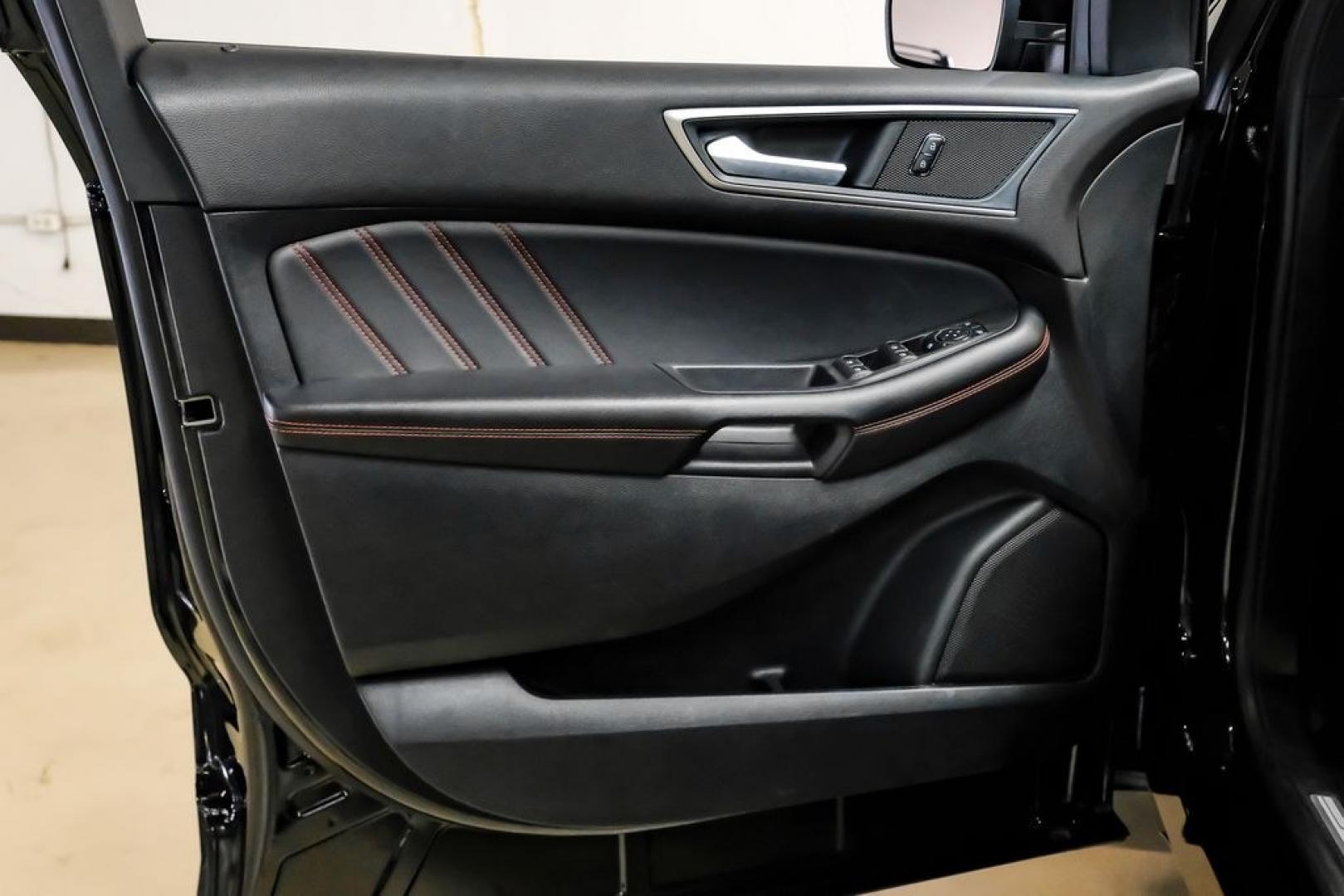 2024 Black Metallic /Ebony Ford Edge ST Line (2FMPK4J9XRB) with an EcoBoost 2.0L I4 GTDi DOHC Turbocharged VCT engine, Automatic transmission, located at 15300 Midway Rd., Addison, TX, 75001, (972) 702-0011, 32.958321, -96.838074- Photo#37