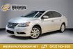 2015 Brilliant Silver /Charcoal Nissan Sentra SL (3N1AB7AP2FY) with an 1.8L 4-Cylinder DOHC 16V engine, CVT transmission, located at 15300 Midway Rd., Addison, TX, 75001, (972) 702-0011, 32.958321, -96.838074- Photo#0