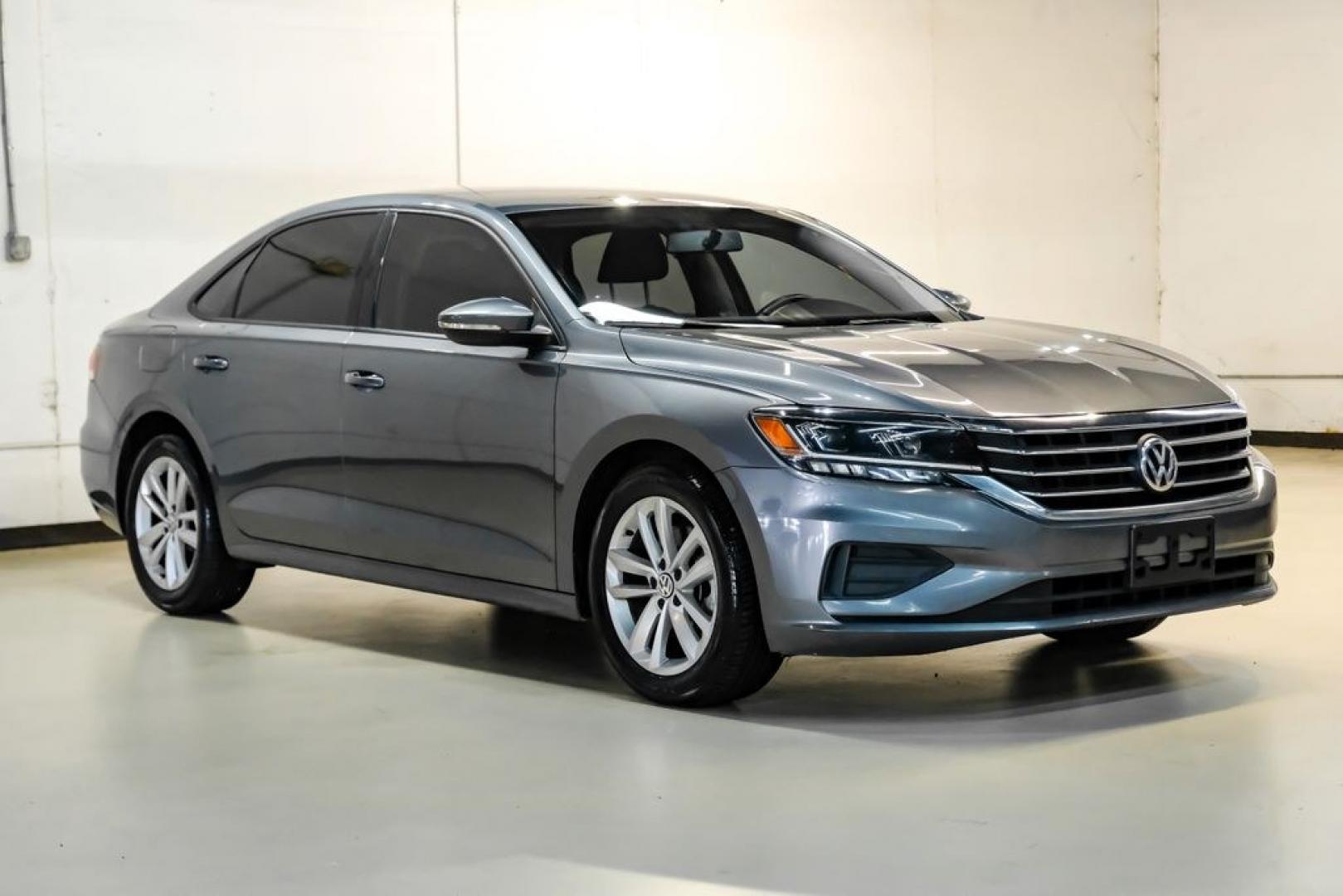 2021 Platinum Gray Metallic /Titan Black Volkswagen Passat 2.0T S (1VWAA7A35MC) with an 2.0L I4 TSI Turbocharged engine, Automatic transmission, located at 15300 Midway Rd., Addison, TX, 75001, (972) 702-0011, 32.958321, -96.838074- Photo#5