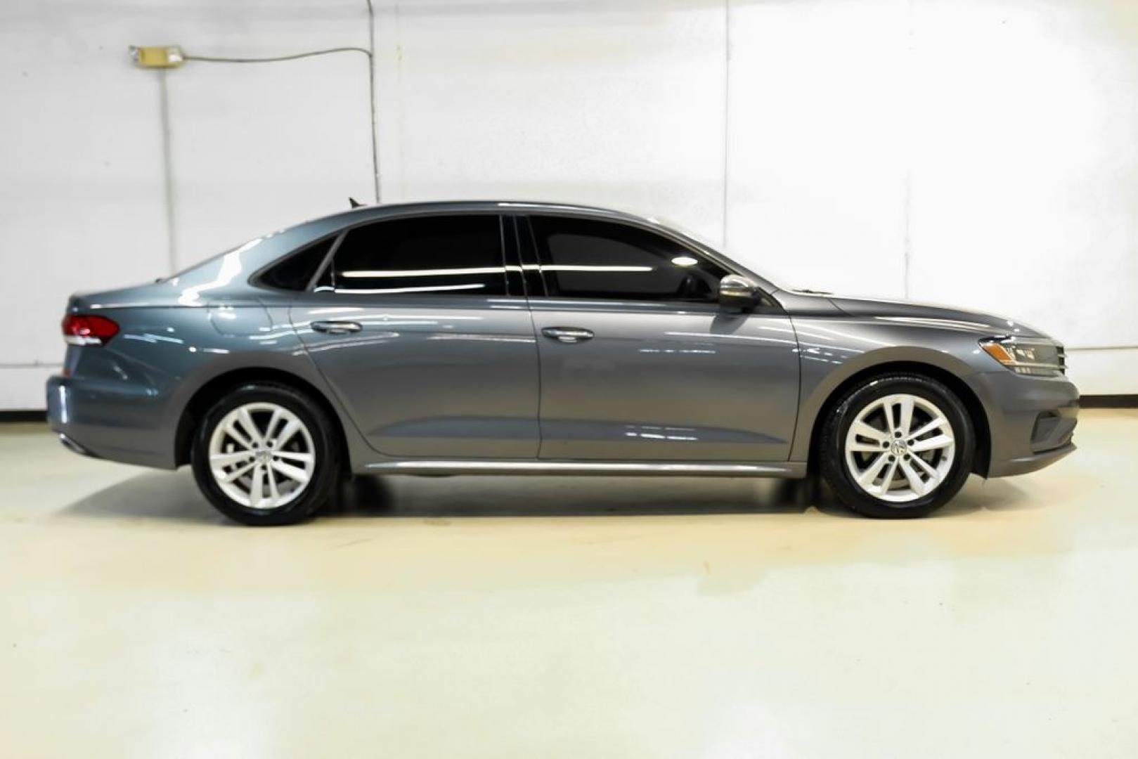 2021 Platinum Gray Metallic /Titan Black Volkswagen Passat 2.0T S (1VWAA7A35MC) with an 2.0L I4 TSI Turbocharged engine, Automatic transmission, located at 15300 Midway Rd., Addison, TX, 75001, (972) 702-0011, 32.958321, -96.838074- Photo#6
