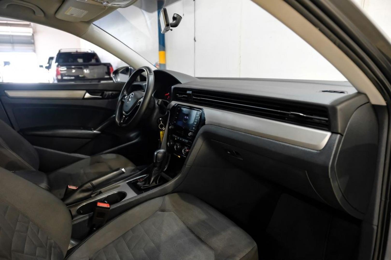 2021 Platinum Gray Metallic /Titan Black Volkswagen Passat 2.0T S (1VWAA7A35MC) with an 2.0L I4 TSI Turbocharged engine, Automatic transmission, located at 15300 Midway Rd., Addison, TX, 75001, (972) 702-0011, 32.958321, -96.838074- Photo#13
