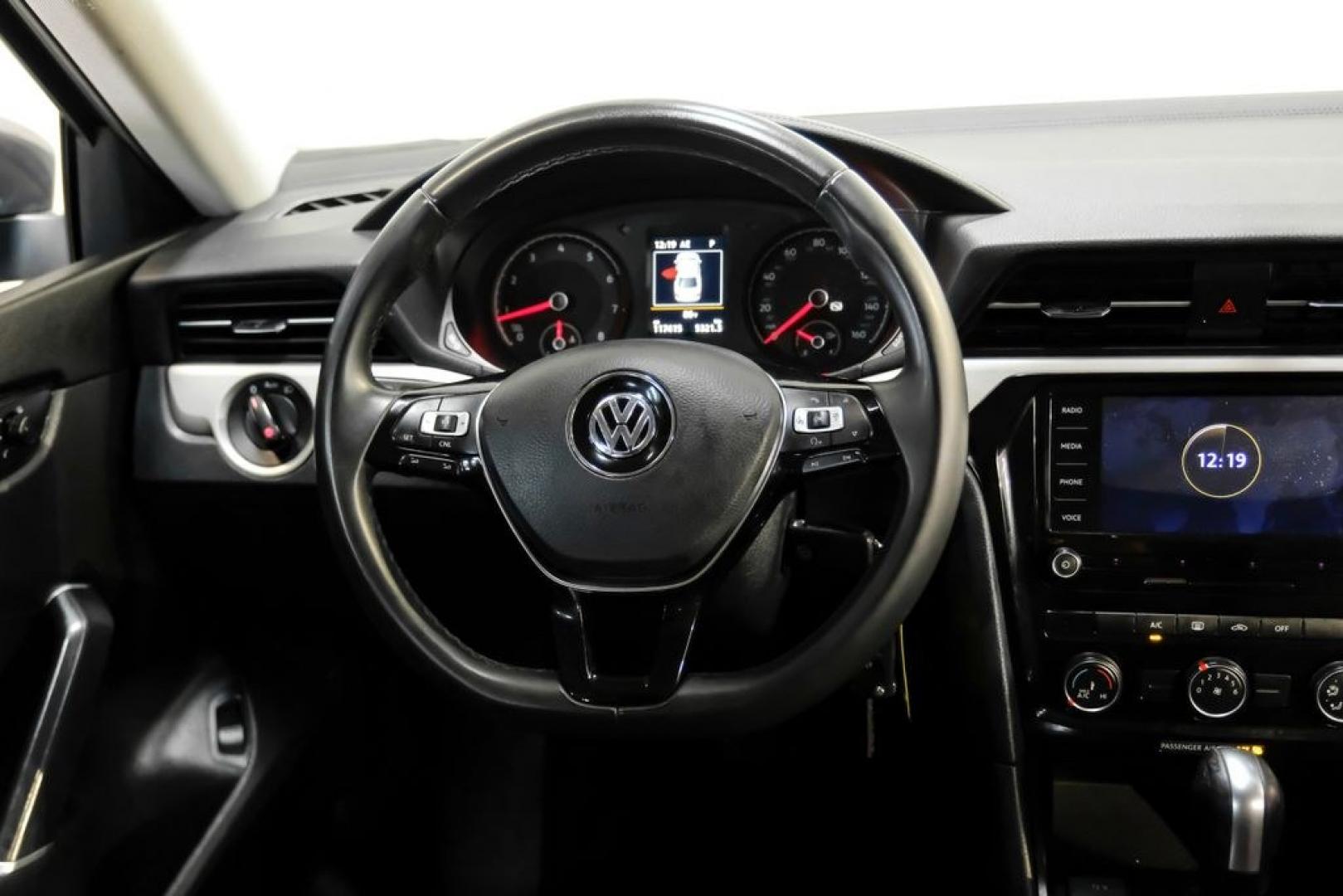 2021 Platinum Gray Metallic /Titan Black Volkswagen Passat 2.0T S (1VWAA7A35MC) with an 2.0L I4 TSI Turbocharged engine, Automatic transmission, located at 15300 Midway Rd., Addison, TX, 75001, (972) 702-0011, 32.958321, -96.838074- Photo#16