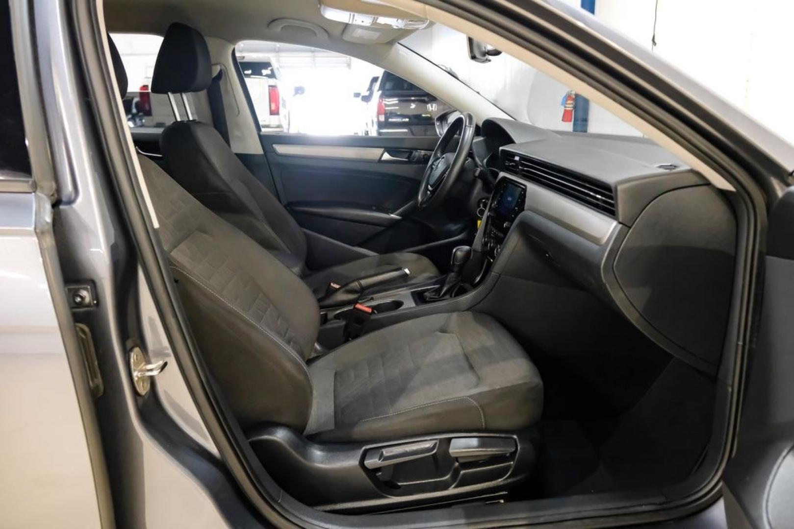 2021 Platinum Gray Metallic /Titan Black Volkswagen Passat 2.0T S (1VWAA7A35MC) with an 2.0L I4 TSI Turbocharged engine, Automatic transmission, located at 15300 Midway Rd., Addison, TX, 75001, (972) 702-0011, 32.958321, -96.838074- Photo#26
