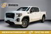 2021 Summit White /Jet Black With Kalahari Accents GMC Sierra 1500 AT4 (1GTU9EET5MZ) with an 3.0L I6 engine, Automatic transmission, located at 15300 Midway Rd., Addison, TX, 75001, (972) 702-0011, 32.958321, -96.838074- Photo#0