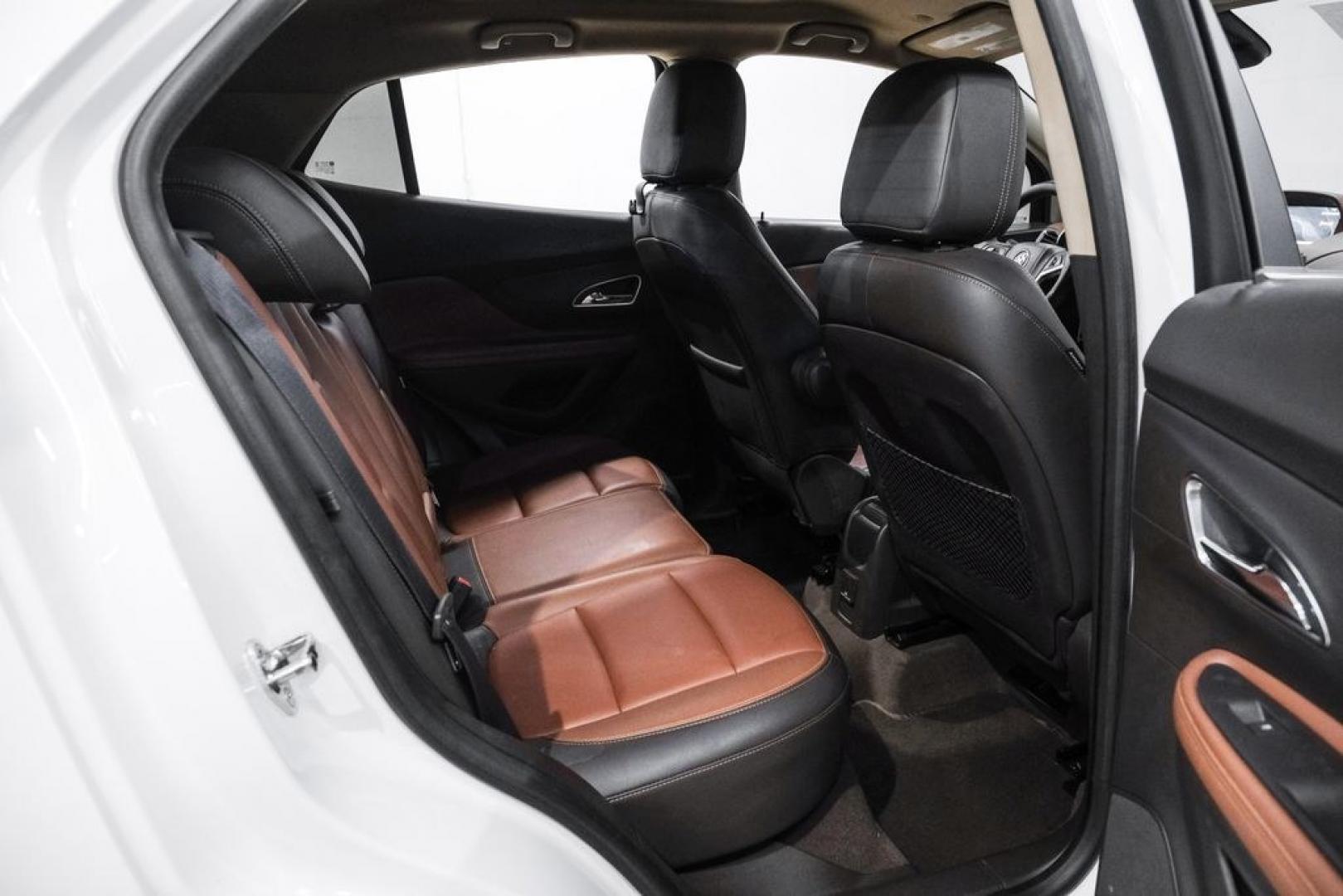 2016 Summit White /Saddle Buick Encore Leather (KL4CJCSBXGB) with an ECOTEC 1.4L I4 SMPI DOHC Turbocharged VVT engine, Automatic transmission, located at 15300 Midway Rd., Addison, TX, 75001, (972) 702-0011, 32.958321, -96.838074- Photo#37