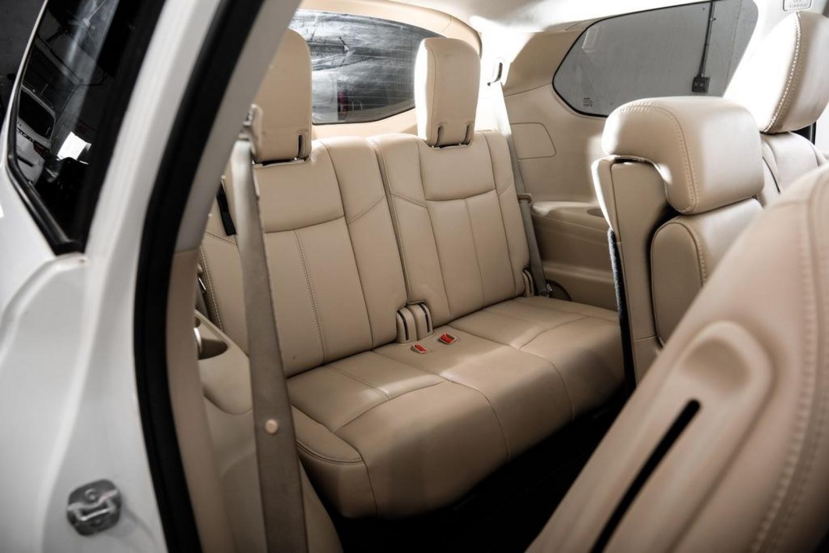 2017 Glacier White /Almond Nissan Pathfinder SL (5N1DR2MN3HC) with an V6 engine, CVT transmission, located at 15300 Midway Rd., Addison, TX, 75001, (972) 702-0011, 32.958321, -96.838074- Photo#47