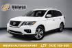 2017 Glacier White /Almond Nissan Pathfinder SL (5N1DR2MN3HC) with an V6 engine, CVT transmission, located at 15300 Midway Rd., Addison, TX, 75001, (972) 702-0011, 32.958321, -96.838074- Photo#0
