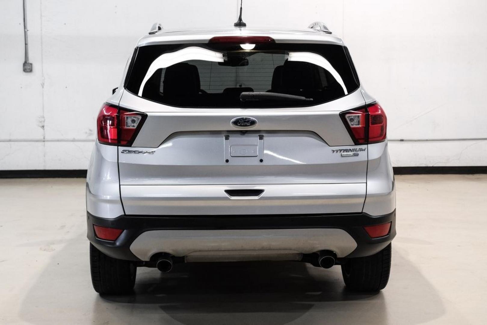 2019 Ingot Silver /Black Ford Escape Titanium (1FMCU9J93KU) with an EcoBoost 2.0L I4 GTDi DOHC Turbocharged VCT engine, Automatic transmission, located at 15300 Midway Rd., Addison, TX, 75001, (972) 702-0011, 32.958321, -96.838074- Photo#8