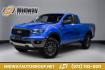 2023 Blue Metallic /Ebony Ford Ranger XLT (1FTER1FH5PL) with an EcoBoost 2.3L I4 GTDi DOHC Turbocharged VCT engine, Automatic transmission, located at 15300 Midway Rd., Addison, TX, 75001, (972) 702-0011, 32.958321, -96.838074- Photo#0