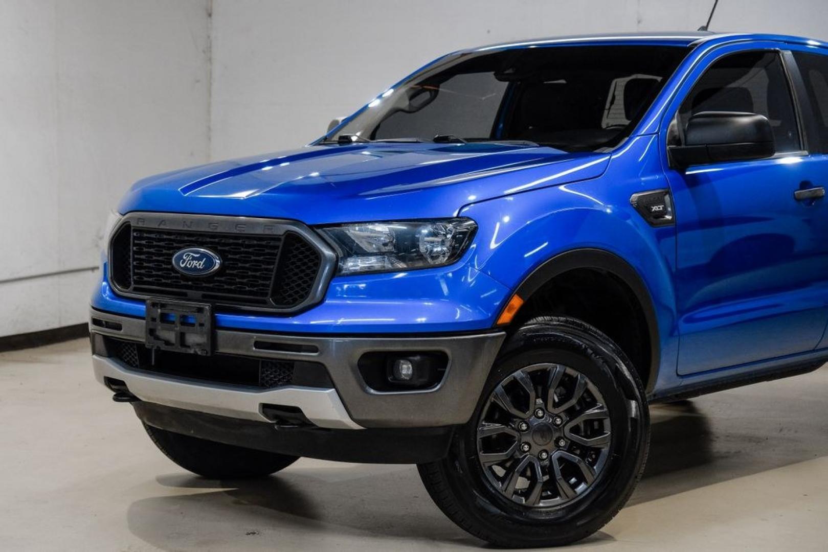 2023 Blue Metallic /Ebony Ford Ranger XLT (1FTER1FH5PL) with an EcoBoost 2.3L I4 GTDi DOHC Turbocharged VCT engine, Automatic transmission, located at 15300 Midway Rd., Addison, TX, 75001, (972) 702-0011, 32.958321, -96.838074- Photo#4