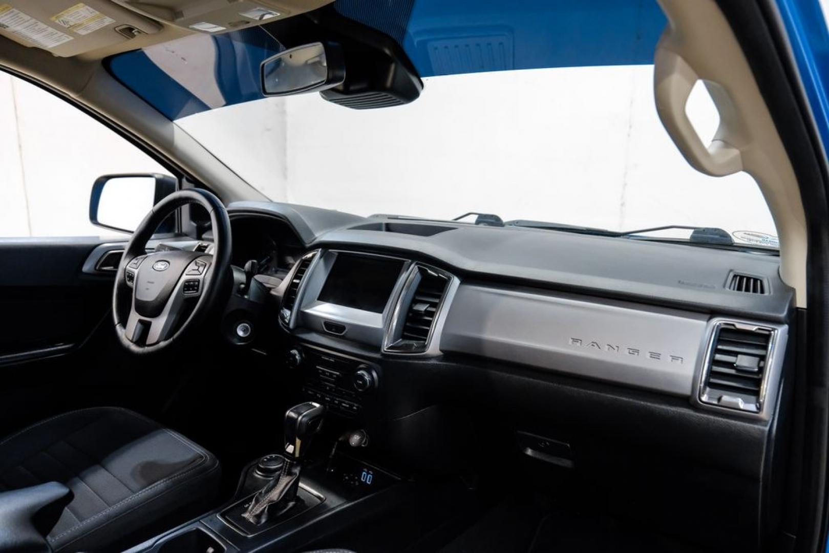 2023 Blue Metallic /Ebony Ford Ranger XLT (1FTER1FH5PL) with an EcoBoost 2.3L I4 GTDi DOHC Turbocharged VCT engine, Automatic transmission, located at 15300 Midway Rd., Addison, TX, 75001, (972) 702-0011, 32.958321, -96.838074- Photo#17