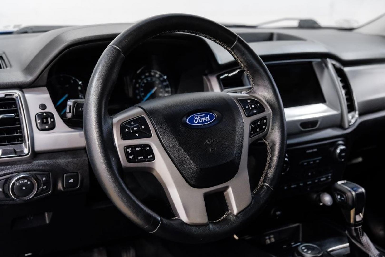 2023 Blue Metallic /Ebony Ford Ranger XLT (1FTER1FH5PL) with an EcoBoost 2.3L I4 GTDi DOHC Turbocharged VCT engine, Automatic transmission, located at 15300 Midway Rd., Addison, TX, 75001, (972) 702-0011, 32.958321, -96.838074- Photo#19
