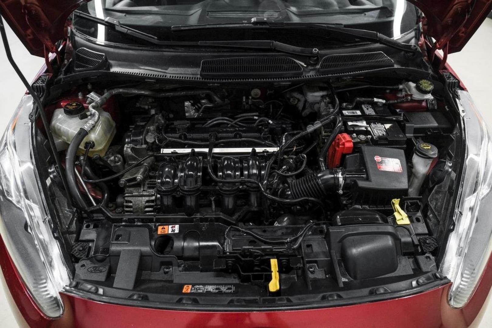 2017 Ruby Red Metallic /Black Ford Fiesta SE (3FADP4BJ4HM) with an 1.6L I4 Ti-VCT engine, Automatic transmission, located at 15300 Midway Rd., Addison, TX, 75001, (972) 702-0011, 32.958321, -96.838074- Photo#48