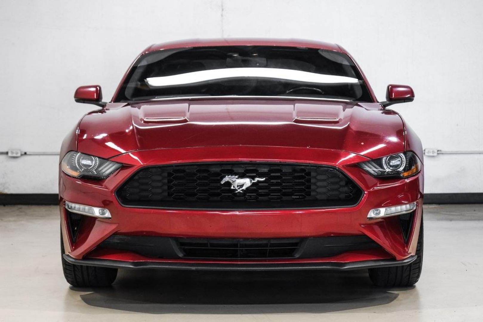 2019 Ruby Red Metallic /Ebony Ford Mustang EcoBoost Premium (1FA6P8TH8K5) with an EcoBoost 2.3L I4 GTDi DOHC Turbocharged VCT engine, Automatic transmission, located at 15300 Midway Rd., Addison, TX, 75001, (972) 702-0011, 32.958321, -96.838074- Photo#6