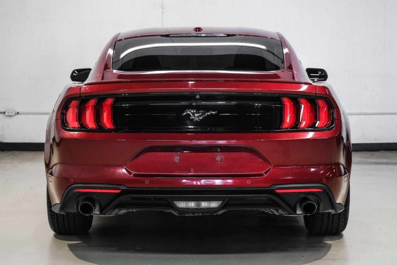 2019 Ruby Red Metallic /Ebony Ford Mustang EcoBoost Premium (1FA6P8TH8K5) with an EcoBoost 2.3L I4 GTDi DOHC Turbocharged VCT engine, Automatic transmission, located at 15300 Midway Rd., Addison, TX, 75001, (972) 702-0011, 32.958321, -96.838074- Photo#10