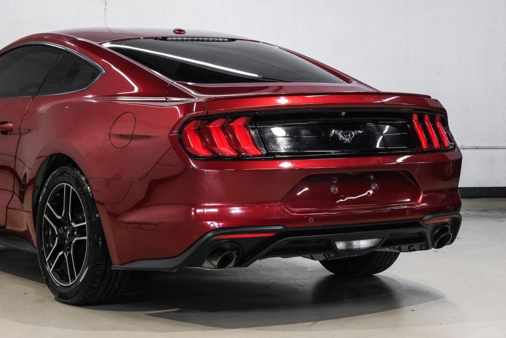 2019 Ruby Red Metallic /Ebony Ford Mustang EcoBoost Premium (1FA6P8TH8K5) with an EcoBoost 2.3L I4 GTDi DOHC Turbocharged VCT engine, Automatic transmission, located at 15300 Midway Rd., Addison, TX, 75001, (972) 702-0011, 32.958321, -96.838074- Photo#13