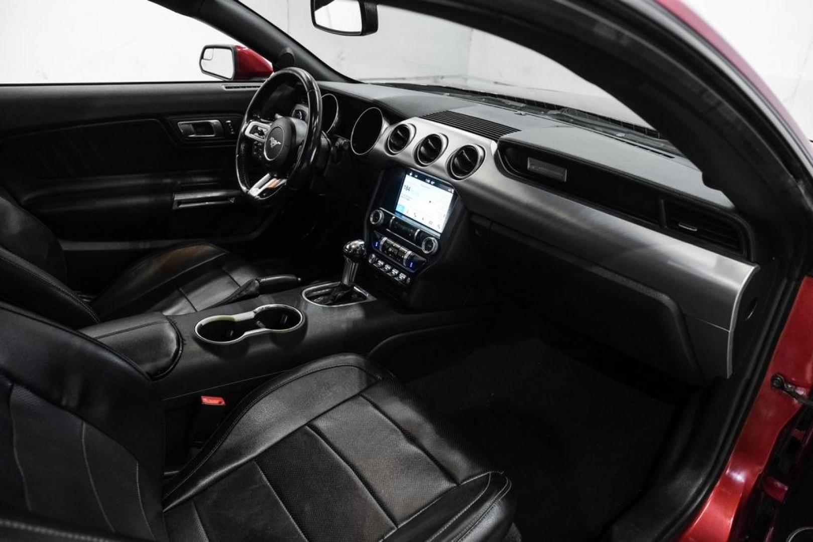 2019 Ruby Red Metallic /Ebony Ford Mustang EcoBoost Premium (1FA6P8TH8K5) with an EcoBoost 2.3L I4 GTDi DOHC Turbocharged VCT engine, Automatic transmission, located at 15300 Midway Rd., Addison, TX, 75001, (972) 702-0011, 32.958321, -96.838074- Photo#17