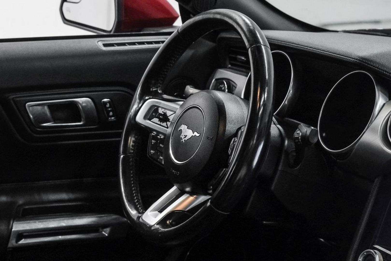 2019 Ruby Red Metallic /Ebony Ford Mustang EcoBoost Premium (1FA6P8TH8K5) with an EcoBoost 2.3L I4 GTDi DOHC Turbocharged VCT engine, Automatic transmission, located at 15300 Midway Rd., Addison, TX, 75001, (972) 702-0011, 32.958321, -96.838074- Photo#18