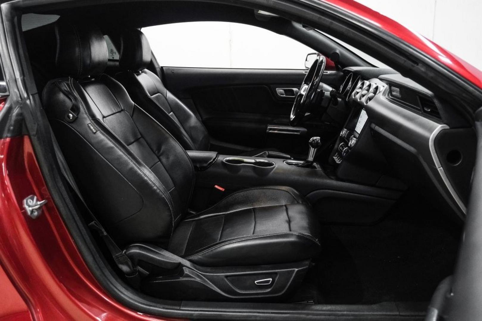 2019 Ruby Red Metallic /Ebony Ford Mustang EcoBoost Premium (1FA6P8TH8K5) with an EcoBoost 2.3L I4 GTDi DOHC Turbocharged VCT engine, Automatic transmission, located at 15300 Midway Rd., Addison, TX, 75001, (972) 702-0011, 32.958321, -96.838074- Photo#34