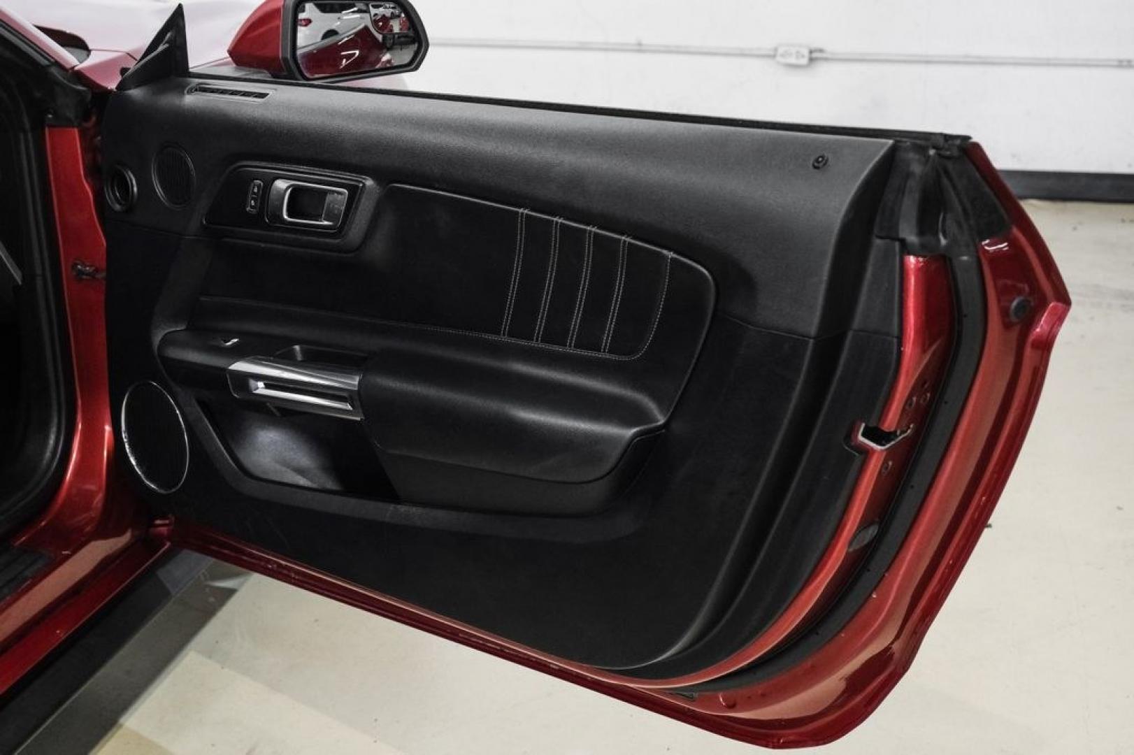 2019 Ruby Red Metallic /Ebony Ford Mustang EcoBoost Premium (1FA6P8TH8K5) with an EcoBoost 2.3L I4 GTDi DOHC Turbocharged VCT engine, Automatic transmission, located at 15300 Midway Rd., Addison, TX, 75001, (972) 702-0011, 32.958321, -96.838074- Photo#39