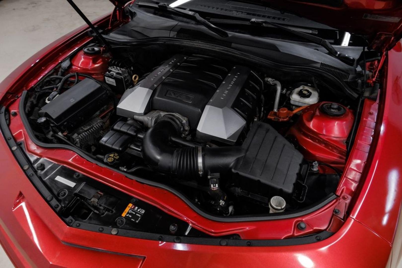 2013 Crystal Red Tint /Gray Chevrolet Camaro SS (2G1FJ1EJ9D9) with an 6.2L V8 SFI engine, Automatic transmission, located at 15300 Midway Rd., Addison, TX, 75001, (972) 702-0011, 32.958321, -96.838074- Photo#44