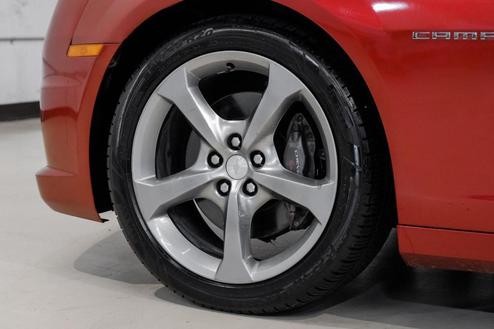 2013 Crystal Red Tint /Gray Chevrolet Camaro SS (2G1FJ1EJ9D9) with an 6.2L V8 SFI engine, Automatic transmission, located at 15300 Midway Rd., Addison, TX, 75001, (972) 702-0011, 32.958321, -96.838074- Photo#49