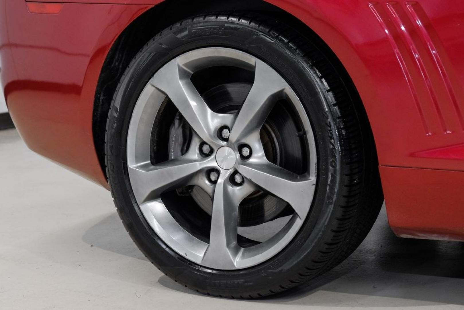 2013 Crystal Red Tint /Gray Chevrolet Camaro SS (2G1FJ1EJ9D9) with an 6.2L V8 SFI engine, Automatic transmission, located at 15300 Midway Rd., Addison, TX, 75001, (972) 702-0011, 32.958321, -96.838074- Photo#51