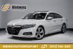 2018 Platinum White Pearl /Ivory Honda Accord Touring (1HGCV1F93JA) with an 1.5T I4 DOHC 16V Turbocharged VTEC engine, CVT transmission, located at 15300 Midway Rd., Addison, TX, 75001, (972) 702-0011, 32.958321, -96.838074- Photo#0
