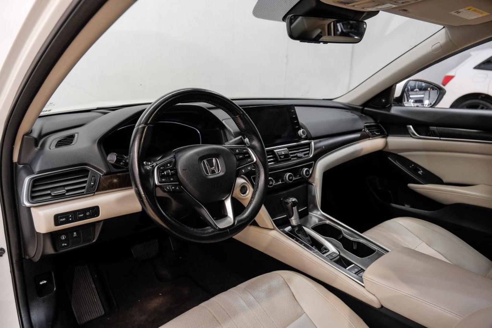 2018 Platinum White Pearl /Ivory Honda Accord Touring (1HGCV1F93JA) with an 1.5T I4 DOHC 16V Turbocharged VTEC engine, CVT transmission, located at 15300 Midway Rd., Addison, TX, 75001, (972) 702-0011, 32.958321, -96.838074- Photo#2