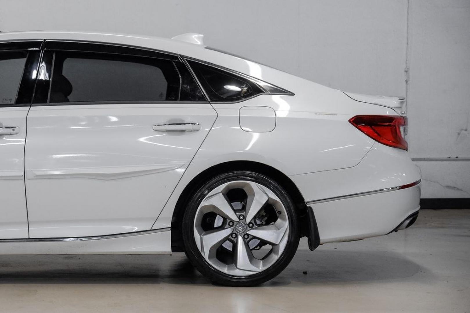 2018 Platinum White Pearl /Ivory Honda Accord Touring (1HGCV1F93JA) with an 1.5T I4 DOHC 16V Turbocharged VTEC engine, CVT transmission, located at 15300 Midway Rd., Addison, TX, 75001, (972) 702-0011, 32.958321, -96.838074- Photo#16