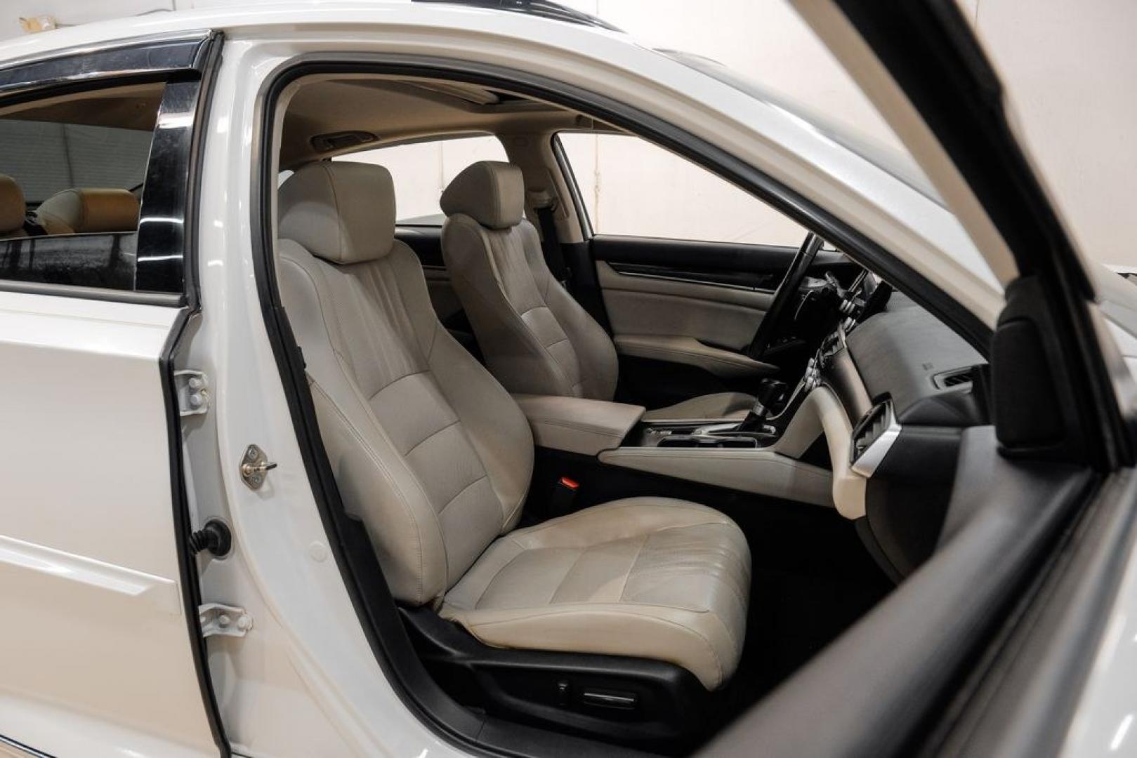 2018 Platinum White Pearl /Ivory Honda Accord Touring (1HGCV1F93JA) with an 1.5T I4 DOHC 16V Turbocharged VTEC engine, CVT transmission, located at 15300 Midway Rd., Addison, TX, 75001, (972) 702-0011, 32.958321, -96.838074- Photo#43