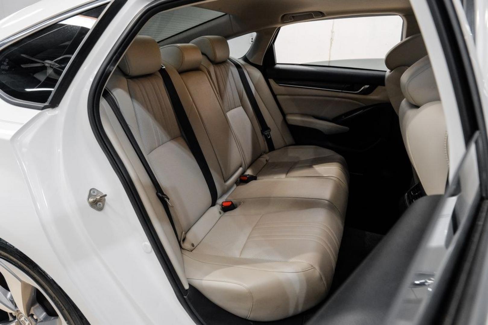 2018 Platinum White Pearl /Ivory Honda Accord Touring (1HGCV1F93JA) with an 1.5T I4 DOHC 16V Turbocharged VTEC engine, CVT transmission, located at 15300 Midway Rd., Addison, TX, 75001, (972) 702-0011, 32.958321, -96.838074- Photo#45