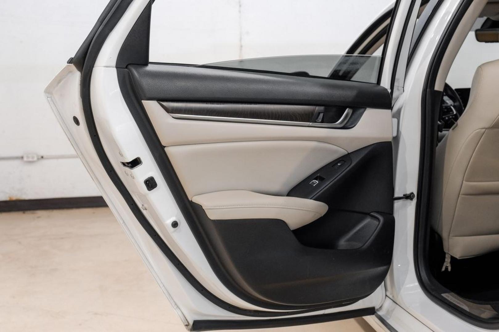 2018 Platinum White Pearl /Ivory Honda Accord Touring (1HGCV1F93JA) with an 1.5T I4 DOHC 16V Turbocharged VTEC engine, CVT transmission, located at 15300 Midway Rd., Addison, TX, 75001, (972) 702-0011, 32.958321, -96.838074- Photo#56
