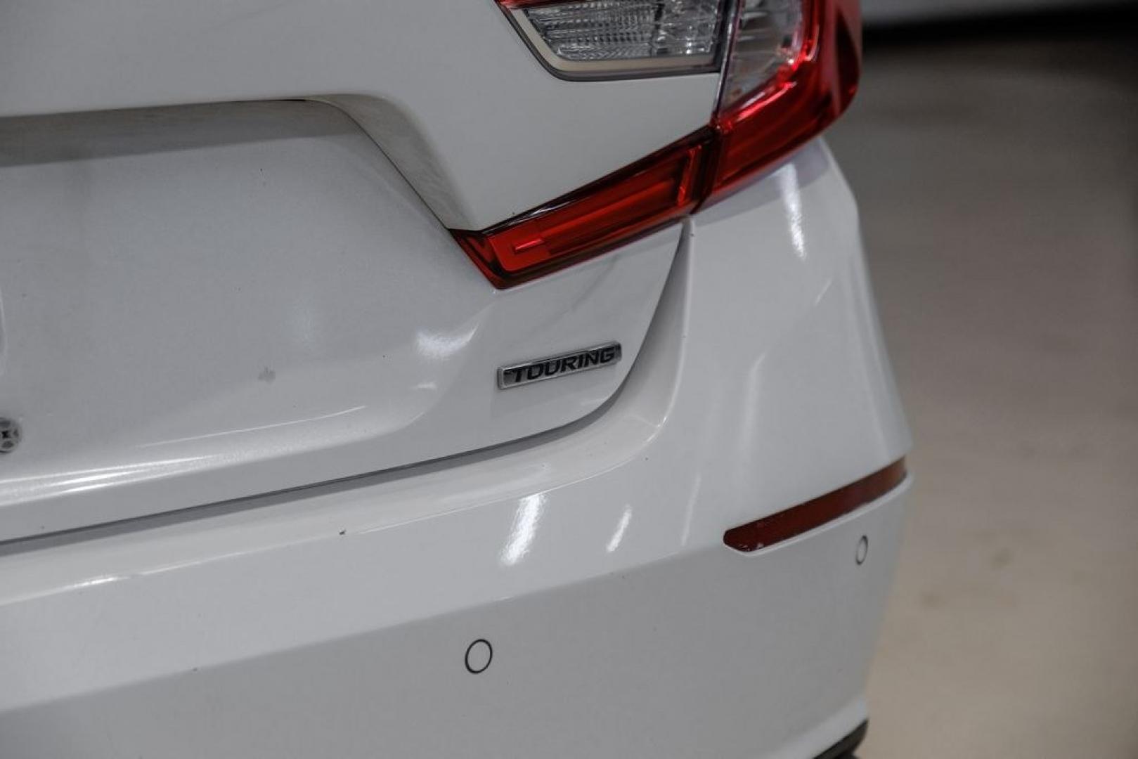 2018 Platinum White Pearl /Ivory Honda Accord Touring (1HGCV1F93JA) with an 1.5T I4 DOHC 16V Turbocharged VTEC engine, CVT transmission, located at 15300 Midway Rd., Addison, TX, 75001, (972) 702-0011, 32.958321, -96.838074- Photo#65