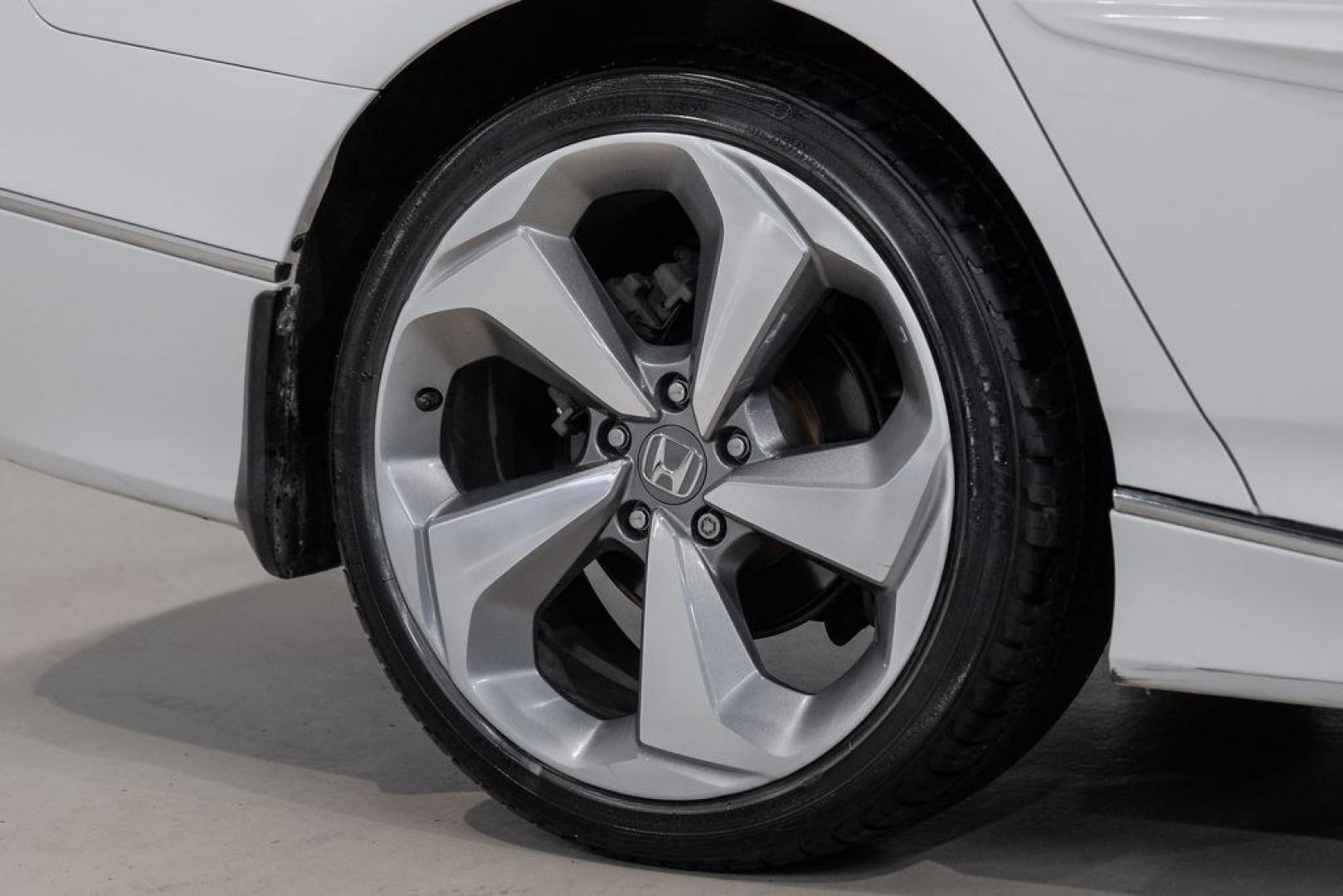 2018 Platinum White Pearl /Ivory Honda Accord Touring (1HGCV1F93JA) with an 1.5T I4 DOHC 16V Turbocharged VTEC engine, CVT transmission, located at 15300 Midway Rd., Addison, TX, 75001, (972) 702-0011, 32.958321, -96.838074- Photo#73