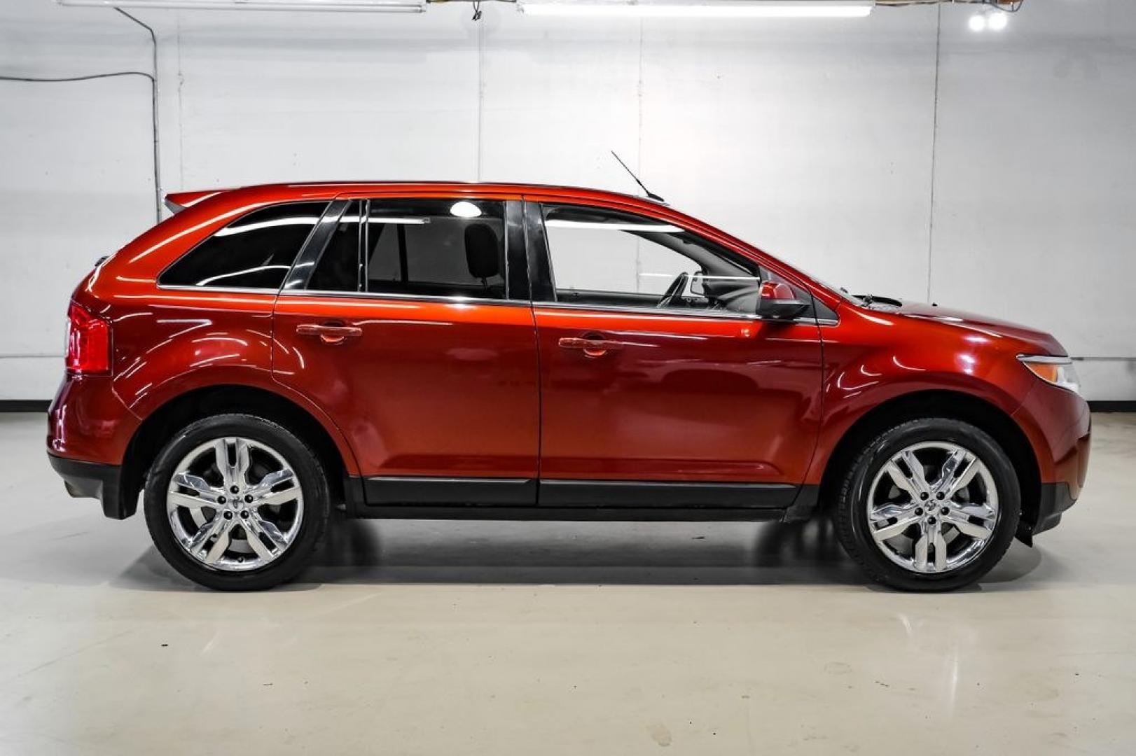 2014 Sunset /Black Ford Edge Limited (2FMDK3KC8EB) with an 3.5L V6 Ti-VCT engine, Automatic transmission, located at 15300 Midway Rd., Addison, TX, 75001, (972) 702-0011, 32.958321, -96.838074- Photo#7