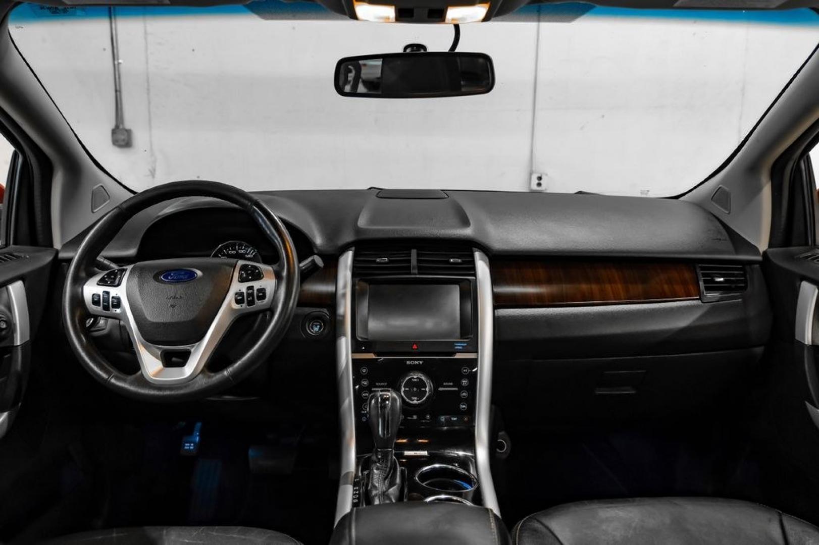 2014 Sunset /Black Ford Edge Limited (2FMDK3KC8EB) with an 3.5L V6 Ti-VCT engine, Automatic transmission, located at 15300 Midway Rd., Addison, TX, 75001, (972) 702-0011, 32.958321, -96.838074- Photo#13