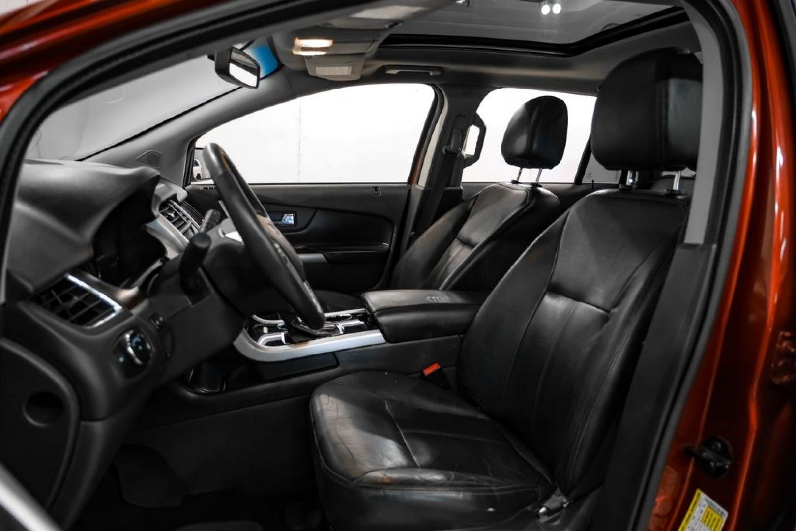 2014 Sunset /Black Ford Edge Limited (2FMDK3KC8EB) with an 3.5L V6 Ti-VCT engine, Automatic transmission, located at 15300 Midway Rd., Addison, TX, 75001, (972) 702-0011, 32.958321, -96.838074- Photo#29