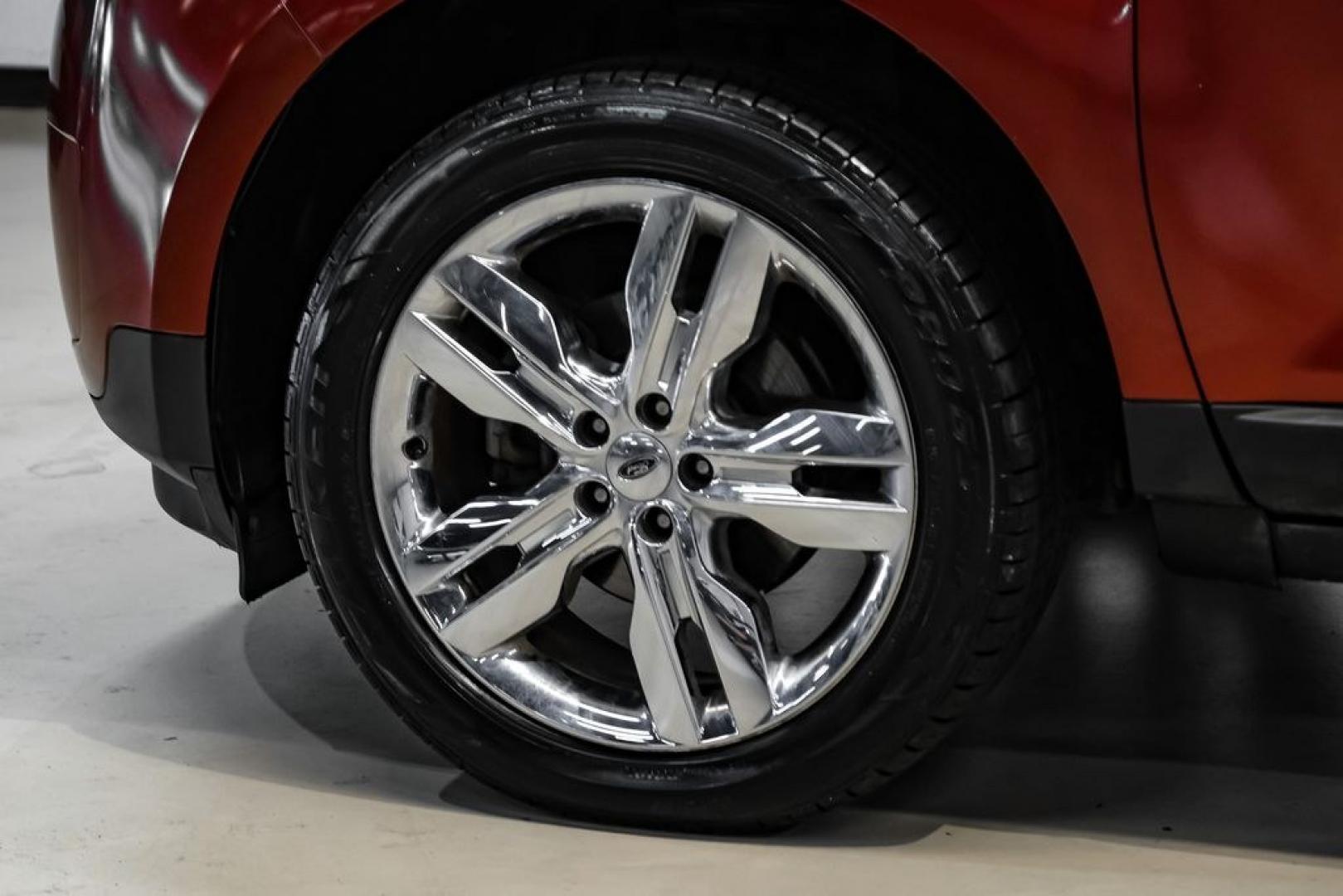 2014 Sunset /Black Ford Edge Limited (2FMDK3KC8EB) with an 3.5L V6 Ti-VCT engine, Automatic transmission, located at 15300 Midway Rd., Addison, TX, 75001, (972) 702-0011, 32.958321, -96.838074- Photo#51