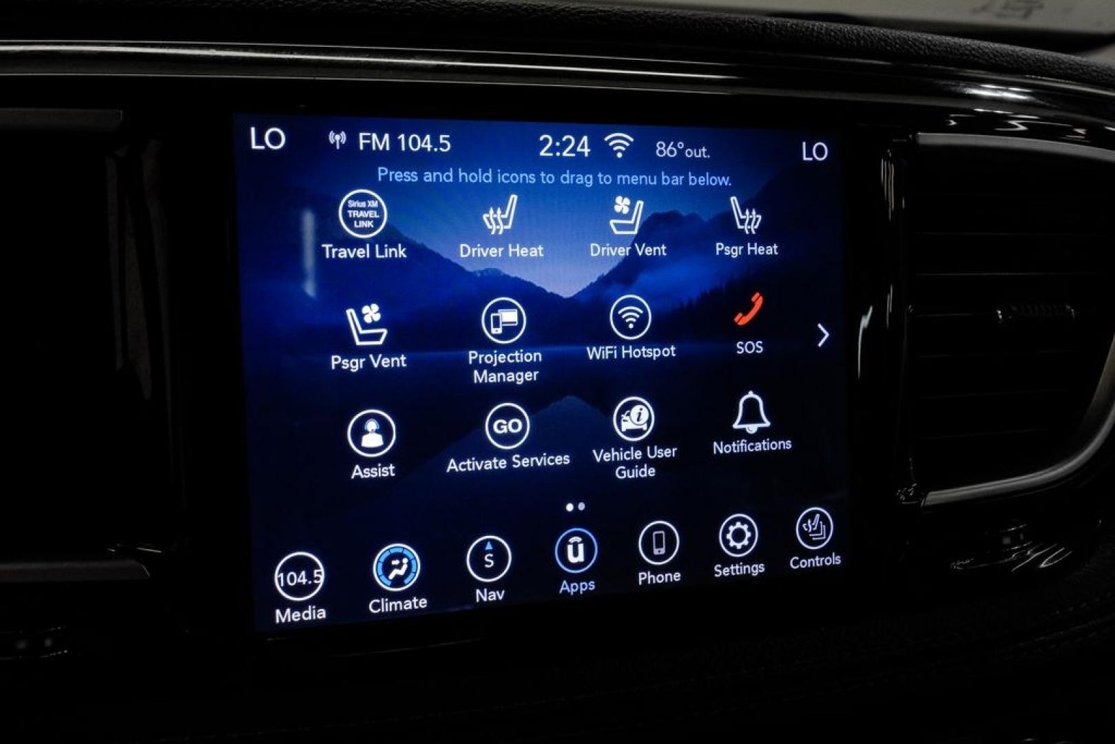 2020 Brilliant Black Crystal Pearlcoat /Black Chrysler Pacifica Limited (2C4RC1GG9LR) with an 3.6L V6 24V VVT engine, Automatic transmission, located at 15300 Midway Rd., Addison, TX, 75001, (972) 702-0011, 32.958321, -96.838074- Photo#41