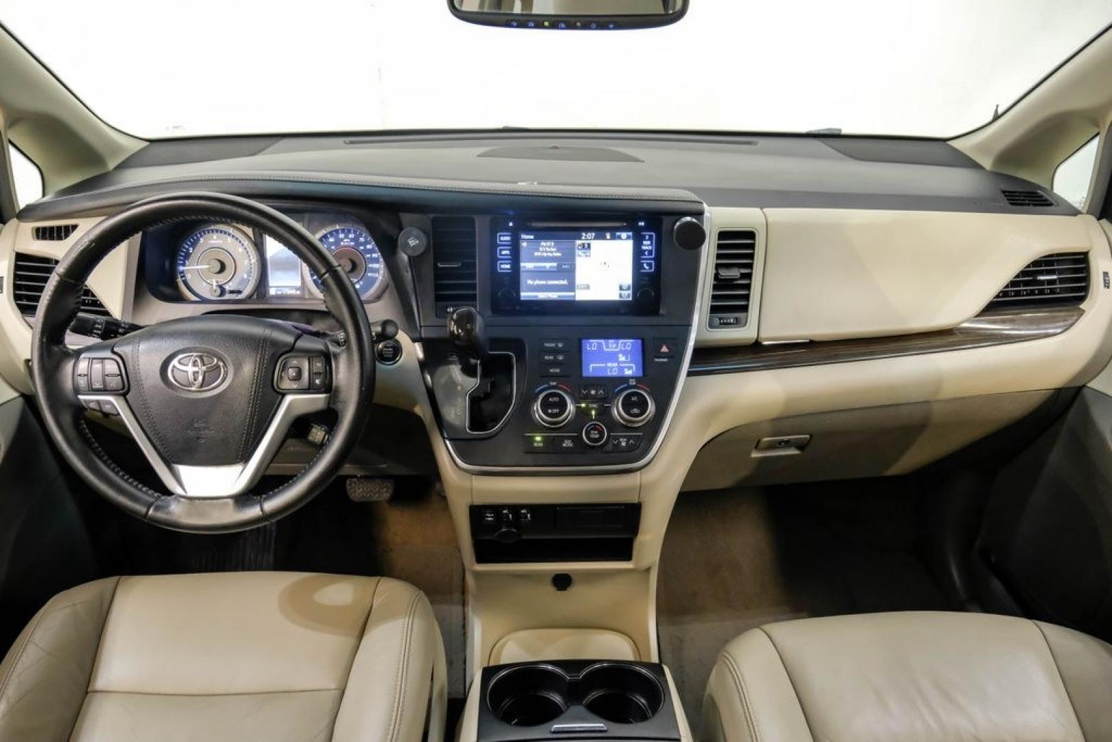 2016 Blizzard Pearl /Bisque Toyota Sienna XLE (5TDYK3DC8GS) with an 3.5L V6 SMPI DOHC engine, Automatic transmission, located at 15300 Midway Rd., Addison, TX, 75001, (972) 702-0011, 32.958321, -96.838074- Photo#19
