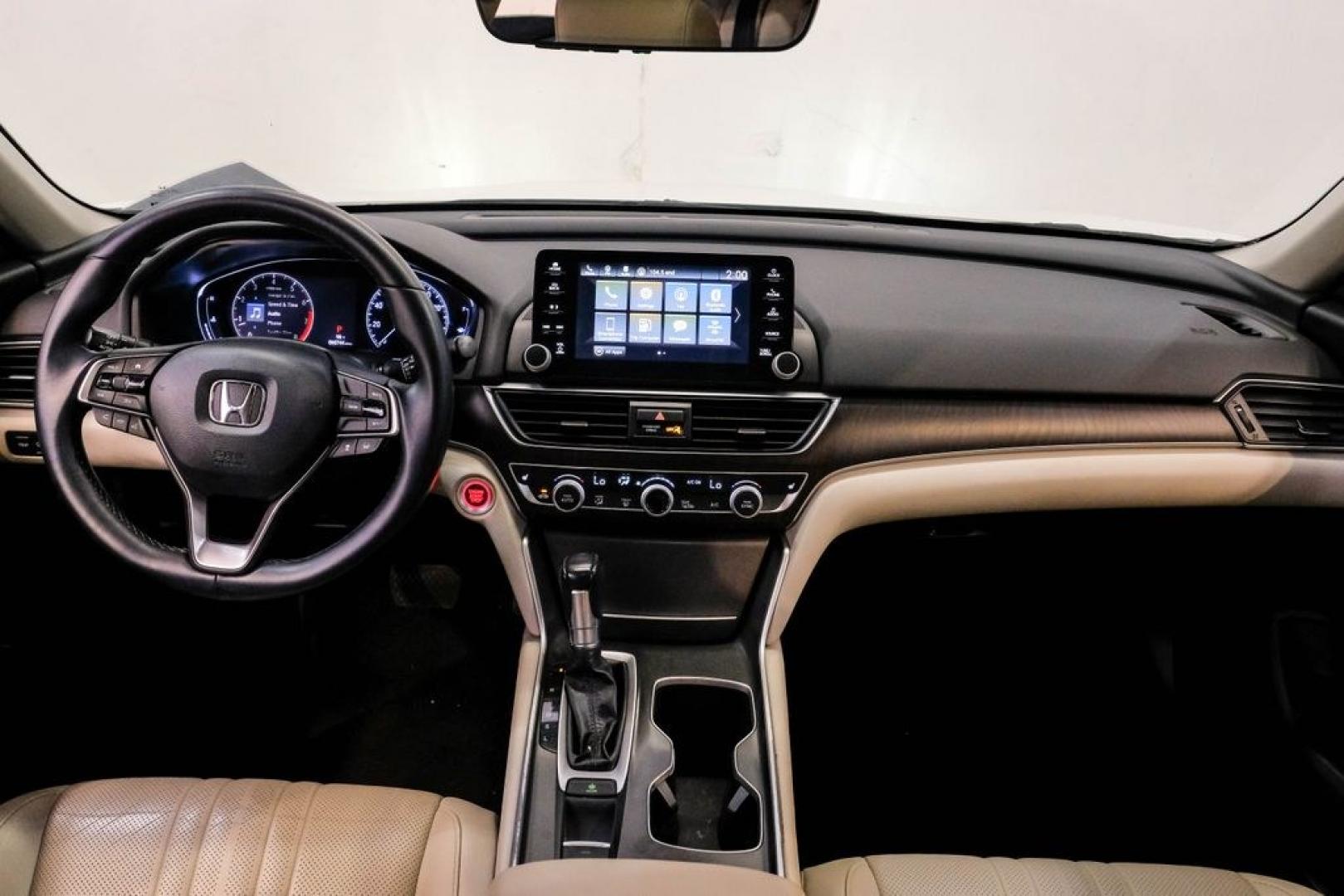 2019 Platinum White Pearl /Ivory Honda Accord EX-L (1HGCV1F58KA) with an 1.5T I4 DOHC 16V Turbocharged VTEC engine, CVT transmission, located at 15300 Midway Rd., Addison, TX, 75001, (972) 702-0011, 32.958321, -96.838074- Photo#20