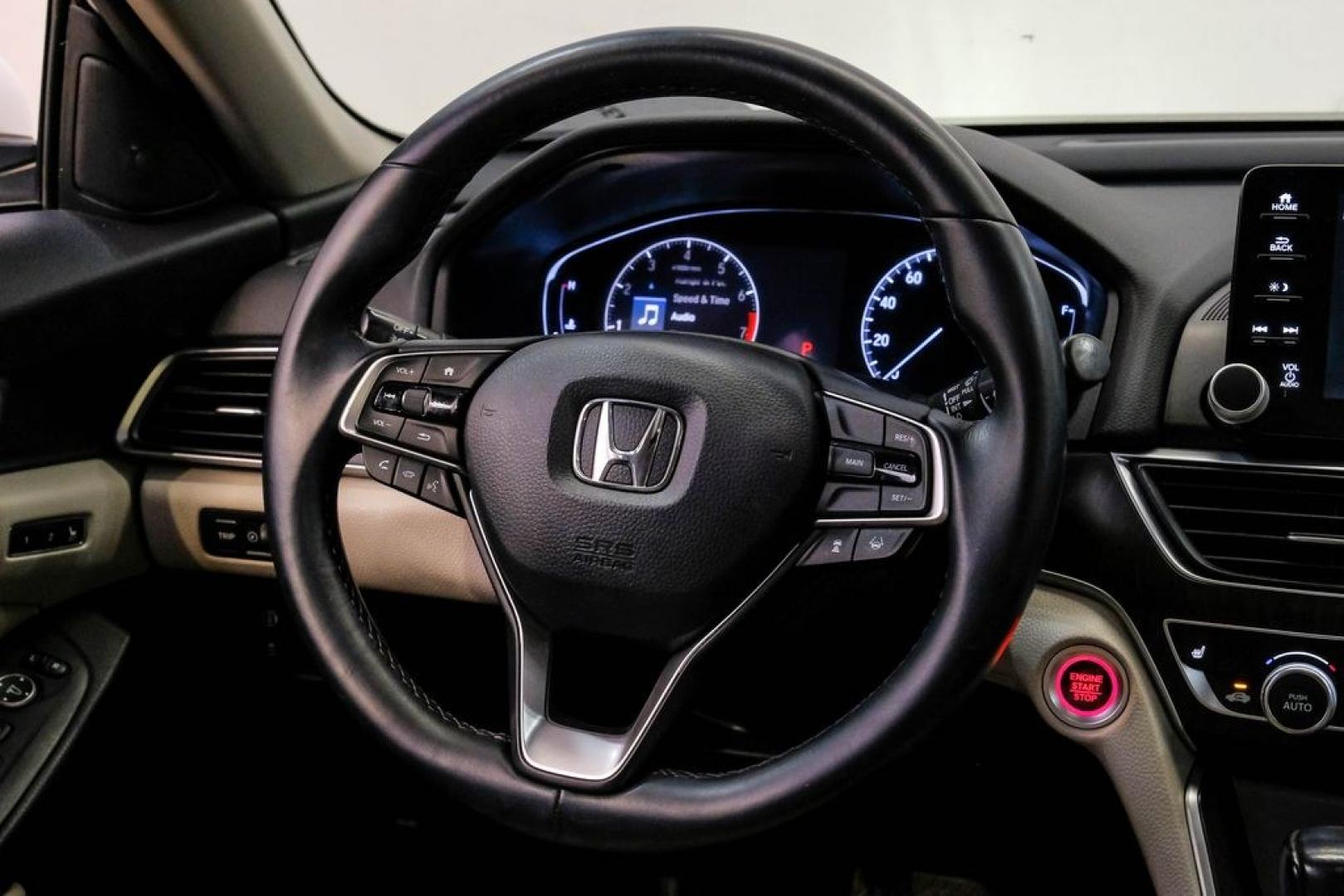 2019 Platinum White Pearl /Ivory Honda Accord EX-L (1HGCV1F58KA) with an 1.5T I4 DOHC 16V Turbocharged VTEC engine, CVT transmission, located at 15300 Midway Rd., Addison, TX, 75001, (972) 702-0011, 32.958321, -96.838074- Photo#22