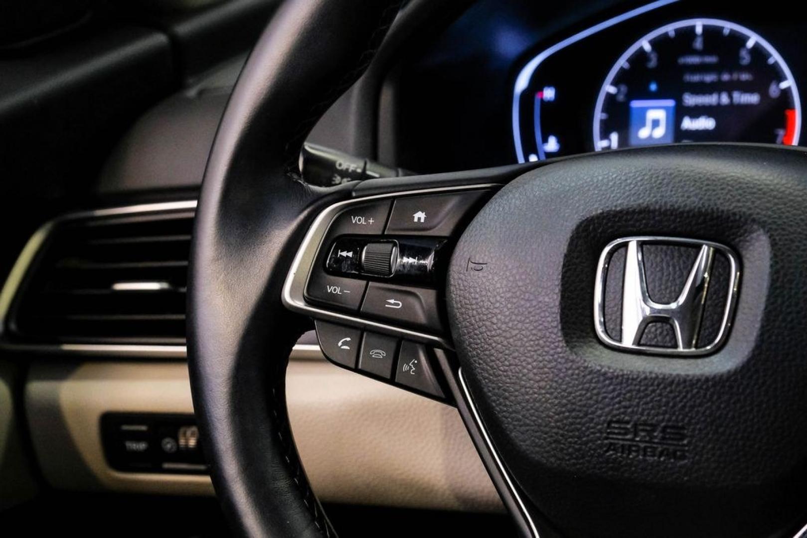 2019 Platinum White Pearl /Ivory Honda Accord EX-L (1HGCV1F58KA) with an 1.5T I4 DOHC 16V Turbocharged VTEC engine, CVT transmission, located at 15300 Midway Rd., Addison, TX, 75001, (972) 702-0011, 32.958321, -96.838074- Photo#23