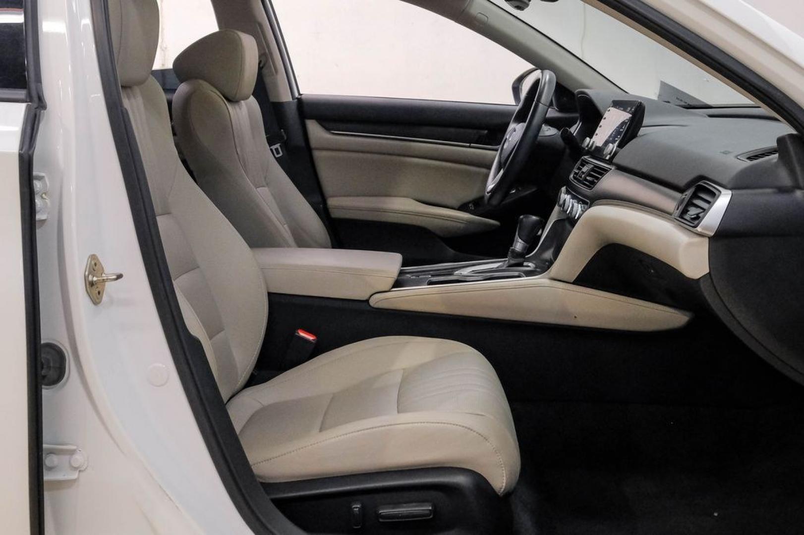 2019 Platinum White Pearl /Ivory Honda Accord EX-L (1HGCV1F58KA) with an 1.5T I4 DOHC 16V Turbocharged VTEC engine, CVT transmission, located at 15300 Midway Rd., Addison, TX, 75001, (972) 702-0011, 32.958321, -96.838074- Photo#43