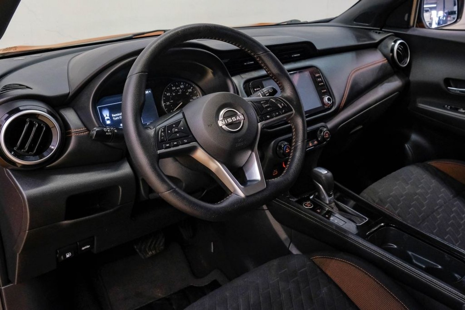2023 Orange Metallic /Charcoal Nissan Kicks SR (3N1CP5DVXPL) with an 1.6L 4-Cylinder DOHC 16V engine, CVT transmission, located at 15300 Midway Rd., Addison, TX, 75001, (972) 702-0011, 32.958321, -96.838074- Photo#2
